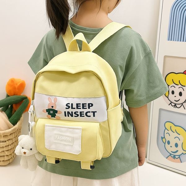 Kids Backpack Sleep Insect Yellow - Sunshine