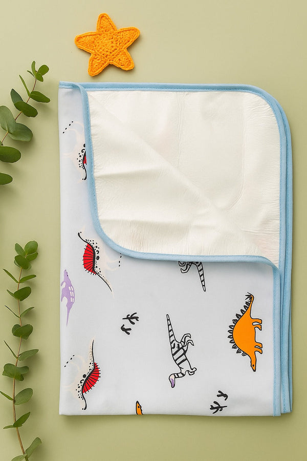 SUNSHINE BABY CHANGING SHEET MULTI DINOSAURS BLUE
