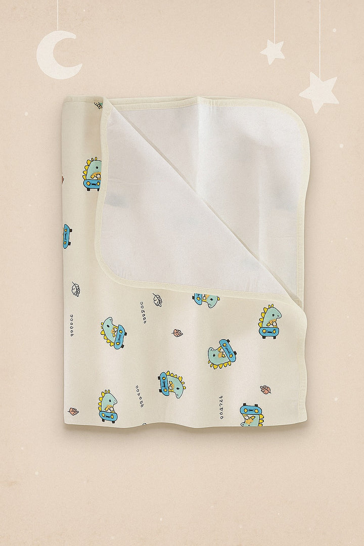 SUNSHINE BABY CHANGING SHEET MULTI DINO YELLOW