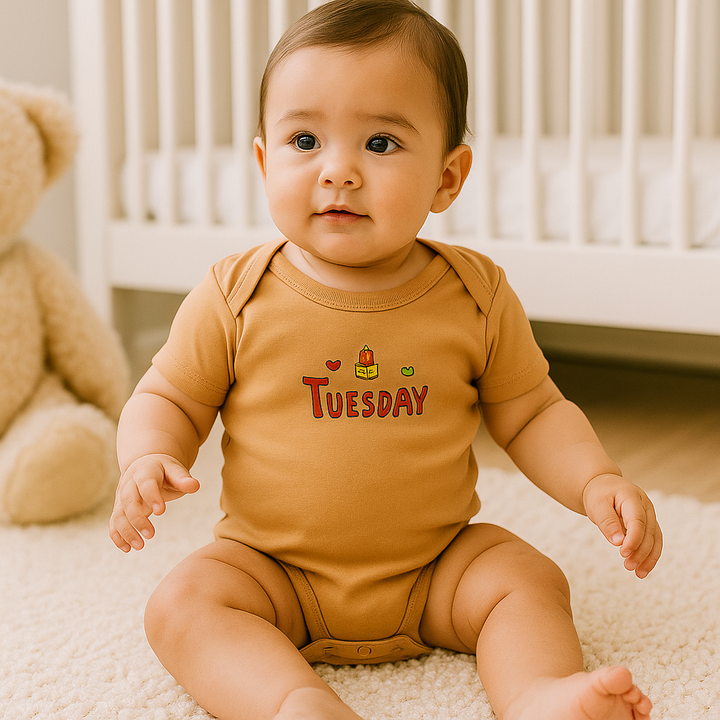 SUNSHINE BABY 7 PCS ROMPER WEEK DAYS MULTI COLOURS 2-3Y