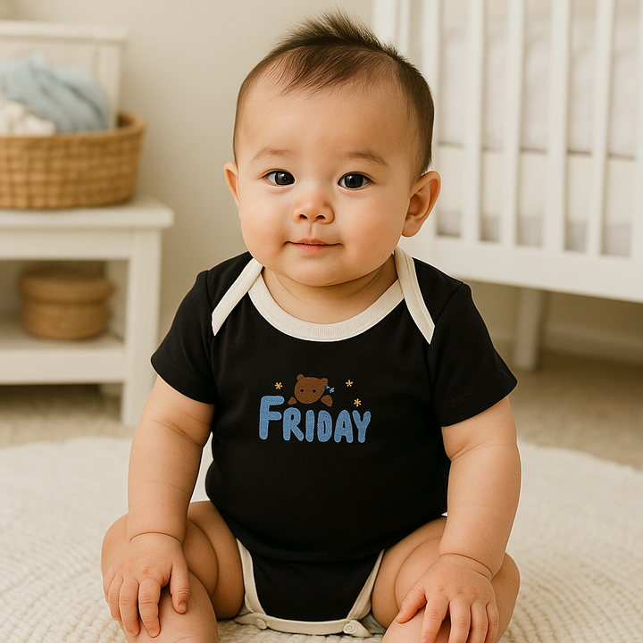 SUNSHINE BABY 7 PCS ROMPER WEEK DAYS MULTI COLOURS 2-3Y