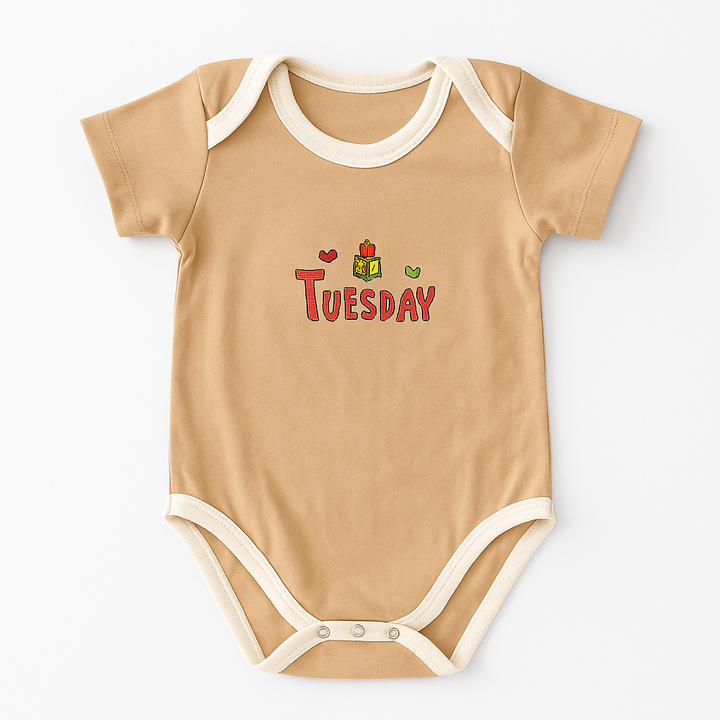 SUNSHINE BABY 7 PCS ROMPER WEEK DAYS MULTI COLOURS 2-3Y