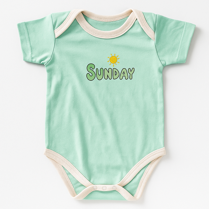 SUNSHINE BABY 7 PCS ROMPER WEEK DAYS MULTI COLOURS 2-3Y