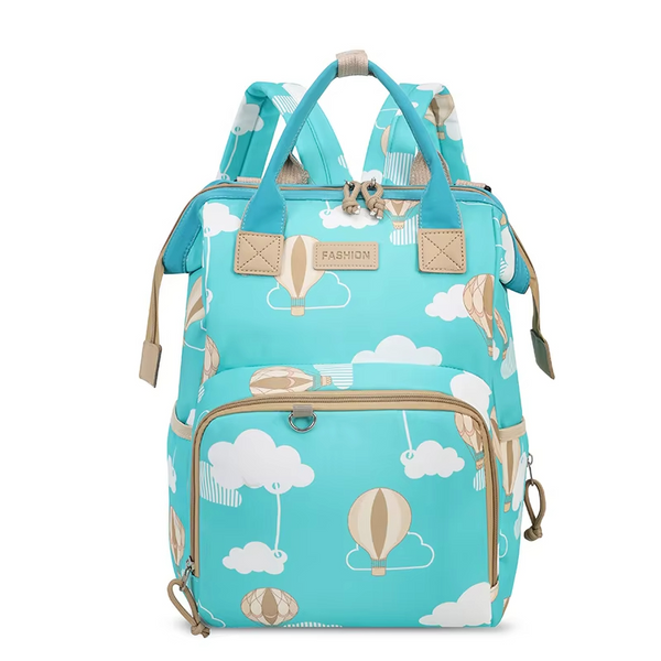 SUNSHINE BABY DIAPER BAG AIR BALLOON GREEN