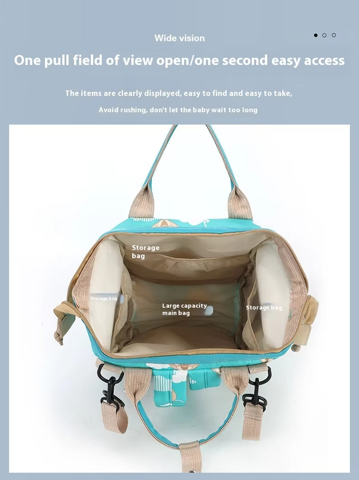 SUNSHINE BABY DIAPER BAG AIR BALLOON PURPLE