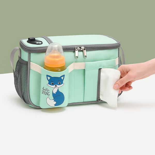 Multipurpose Baby Diaper Bag Green - Sunshine