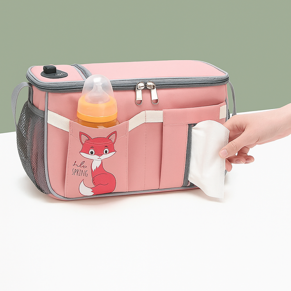 Multipurpose Baby Diaper Bag Pink - Sunshine