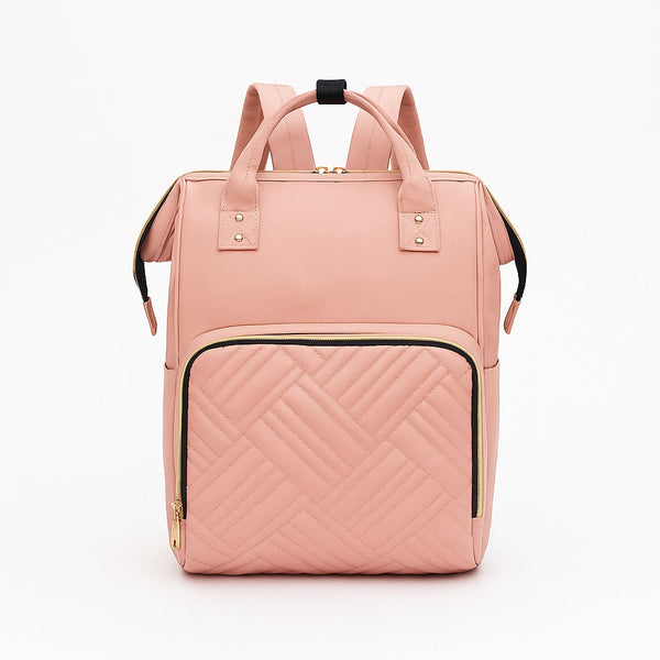 SUNSHINE BABY DIAPER BAG (WATERPROOF) PATTERN PEACH