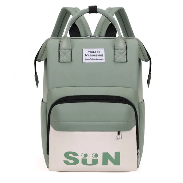 SUNSHINE BABY DIAPER BAG SUN GREEN