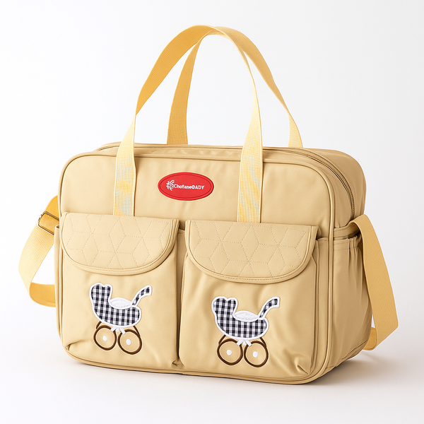 SUNSHINE BABY DIAPER BAG STROLLER BEIGE (TT6231)