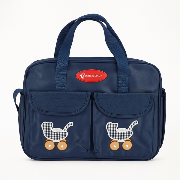 SUNSHINE BABY DIAPER BAG STROLLER NAVY BLUE (TT6231)