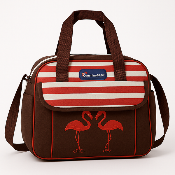SUNSHINE BABY MINI DIAPER BAG FLAMINGO RED (6277-S)