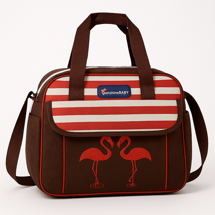 SUNSHINE BABY MINI DIAPER BAG FLAMINGO RED (6277-S)