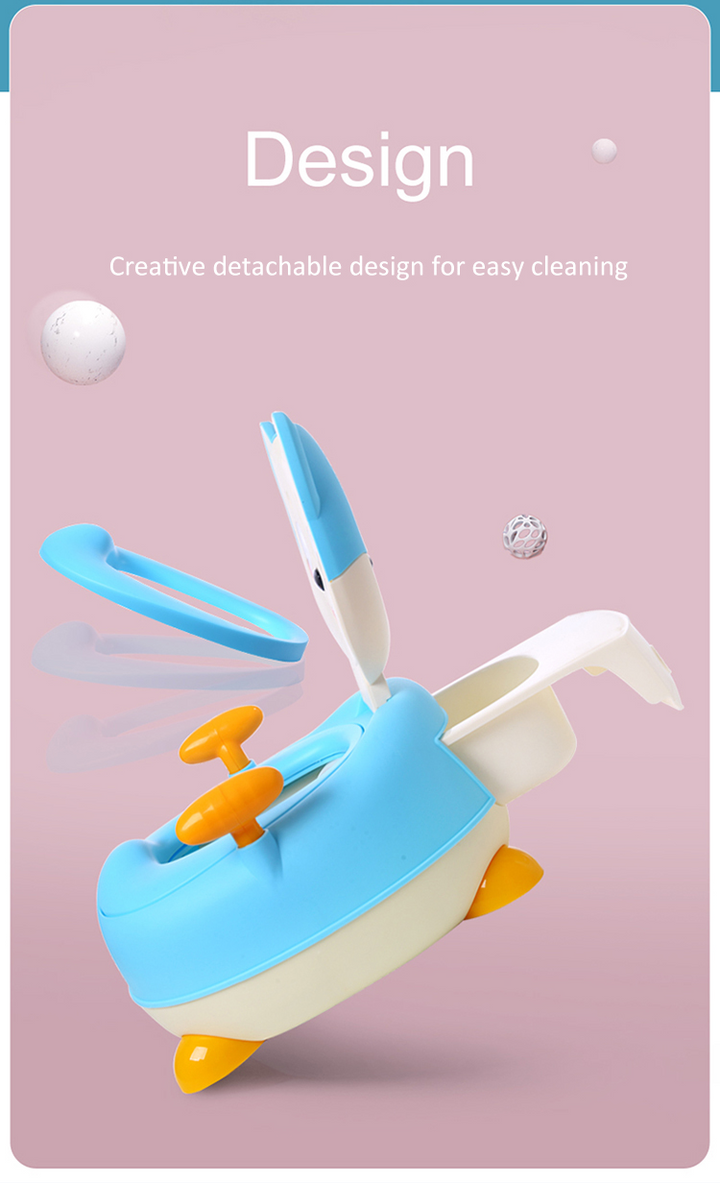 SUNSHINE KIDS POTTY SEAT PUPPY BLUE & YELLOW