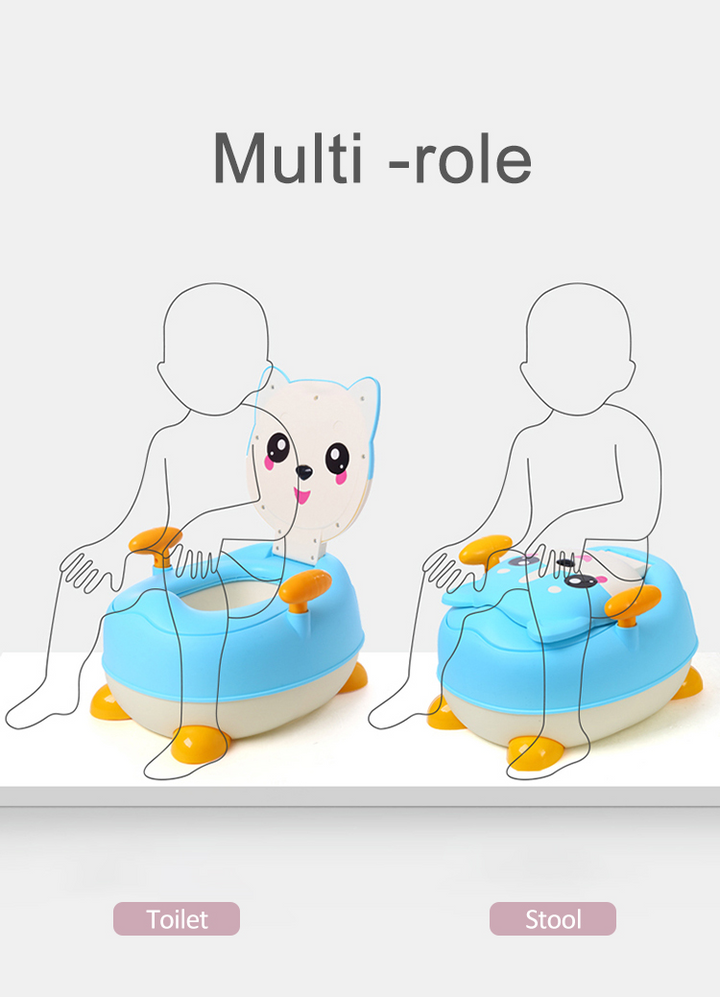 SUNSHINE KIDS POTTY SEAT PUPPY GREEN & YELLOW