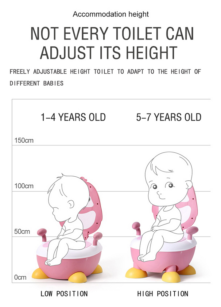 SUNSHINE KIDS POTTY SEAT PENGIUN PINK & WHITE