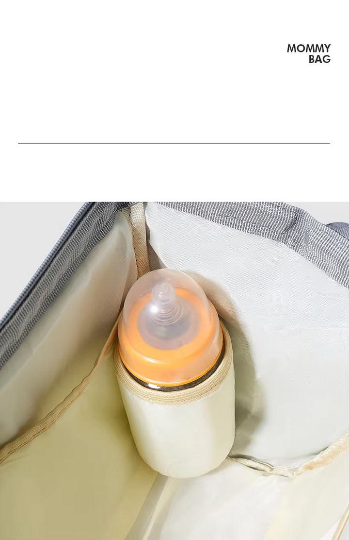 SUNSHINE BABY MINI DIAPER BAG GREY