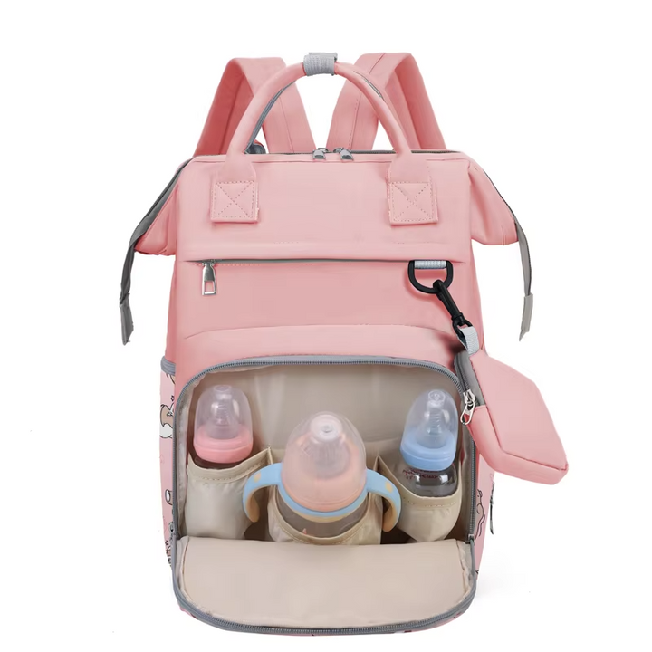 SUNSHINE BABY DIAPER BAG SLEEPING TEDDY BEAR BLUE