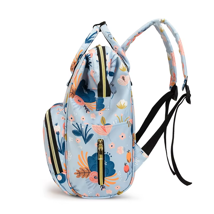 SUNSHINE BABY DIAPER BAG STAR & CLOUDS ROYAL BLUE