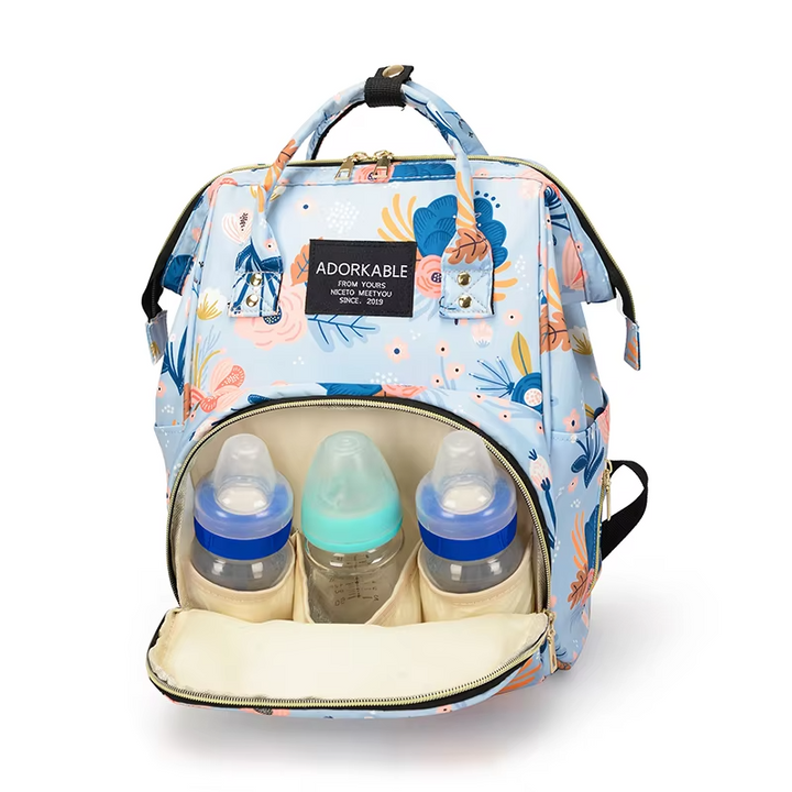 SUNSHINE BABY DIAPER BAG STAR & CLOUDS ROYAL BLUE