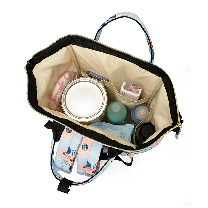 SUNSHINE BABY DIAPER BAG STAR & CLOUDS ROYAL BLUE