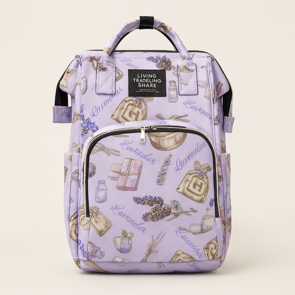 SUNSHINE BABY DIAPER BAG ANTIQUE THINGS PURPLE