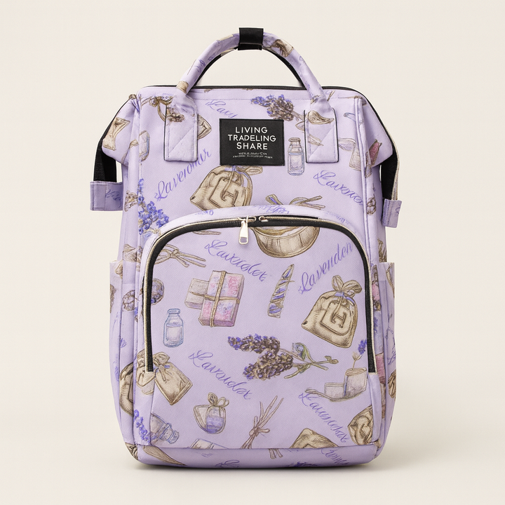 SUNSHINE BABY DIAPER BAG ANTIQUE THINGS PURPLE