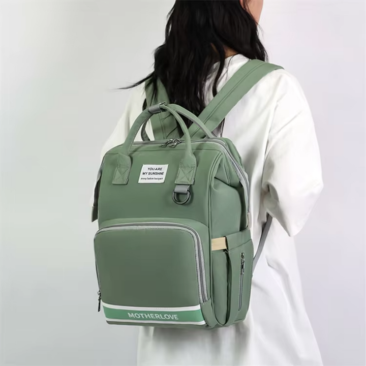 SUNSHINE BABY DIAPER BAG MOTHERLOVE GREEN