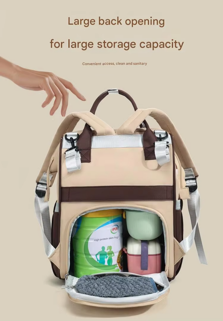 SUNSHINE BABY DIAPER BAG PINK & BROWN (MOMS LOVE)