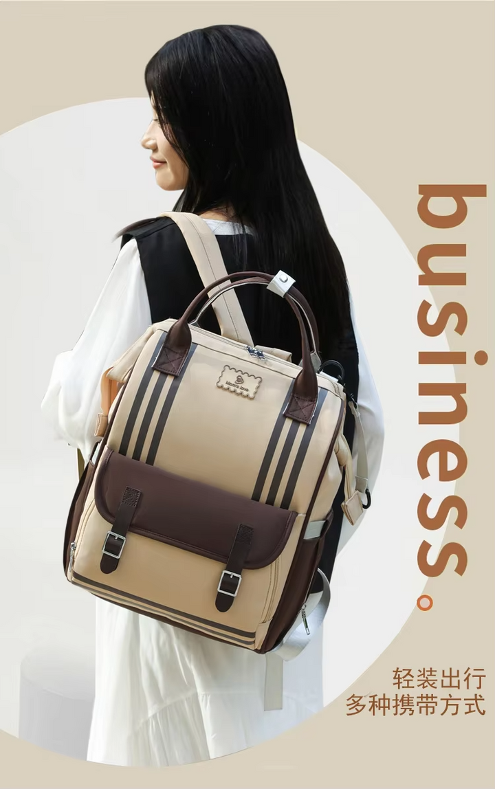 SUNSHINE BABY DIAPER BAG GREEN & BROWN (MOMS LOVE)