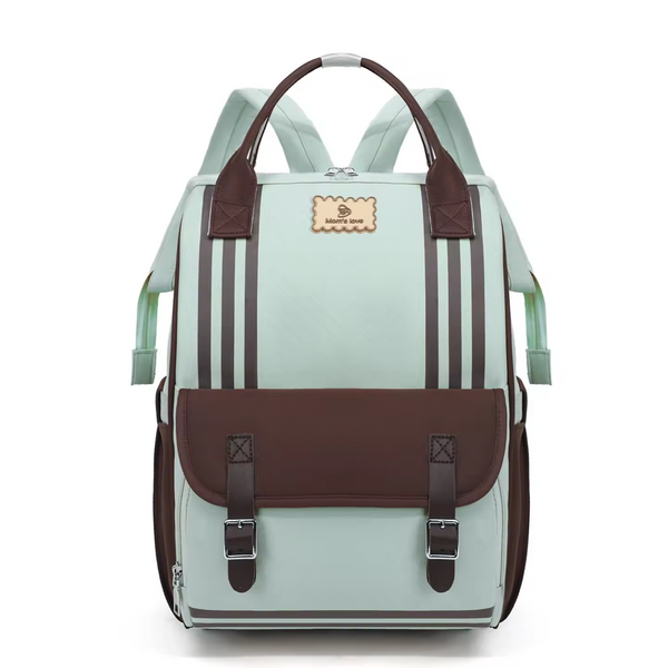 SUNSHINE BABY DIAPER BAG GREEN & BROWN (MOMS LOVE)