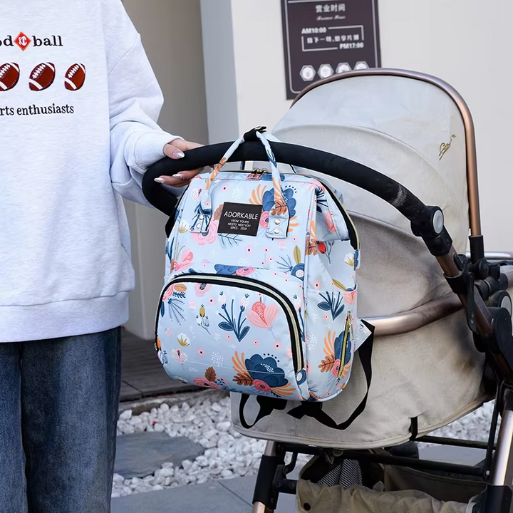 SUNSHINE BABY DIAPER BAG CROWN BLUE