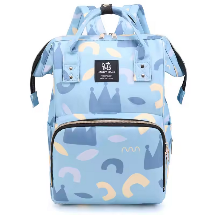 SUNSHINE BABY DIAPER BAG CROWN BLUE