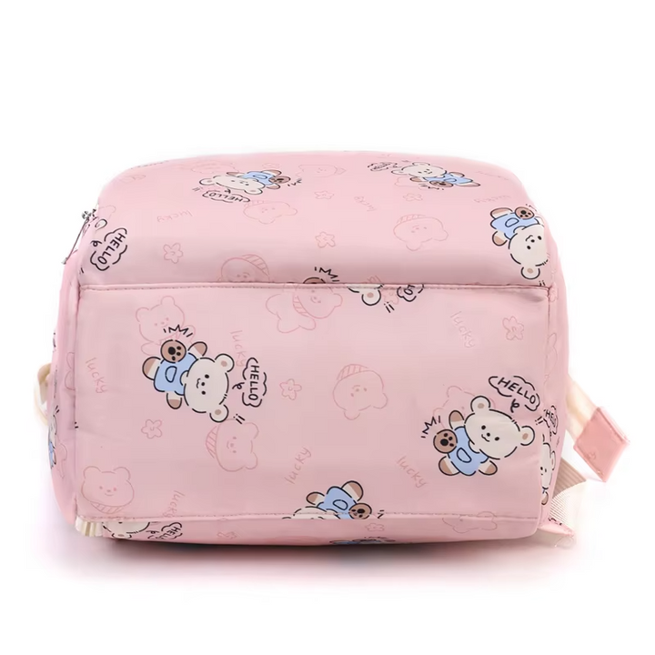 SUNSHINE BABY DIAPER BAG HELLO DANCING BEAR PURPLE