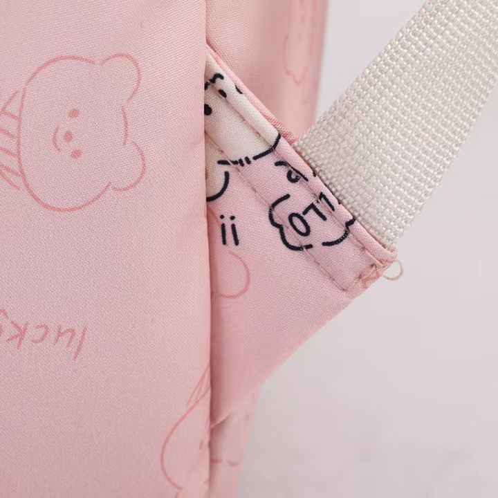 SUNSHINE BABY DIAPER BAG HELLO DANCING BEAR PURPLE