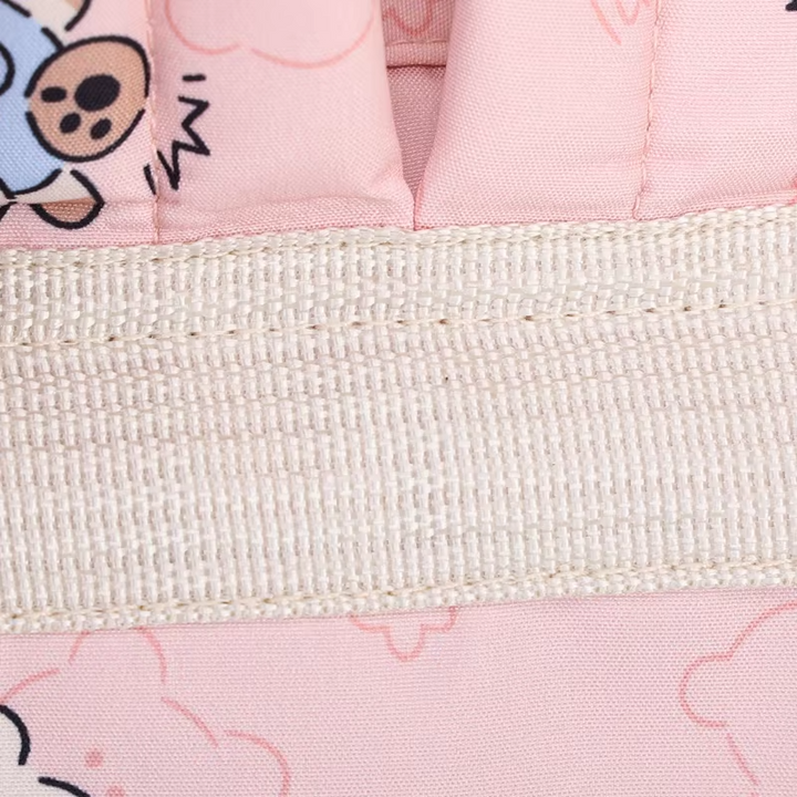 SUNSHINE BABY DIAPER BAG HELLO DANCING BEAR PURPLE