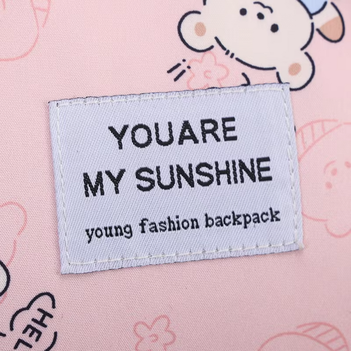 SUNSHINE BABY DIAPER BAG HELLO DANCING BEAR PURPLE