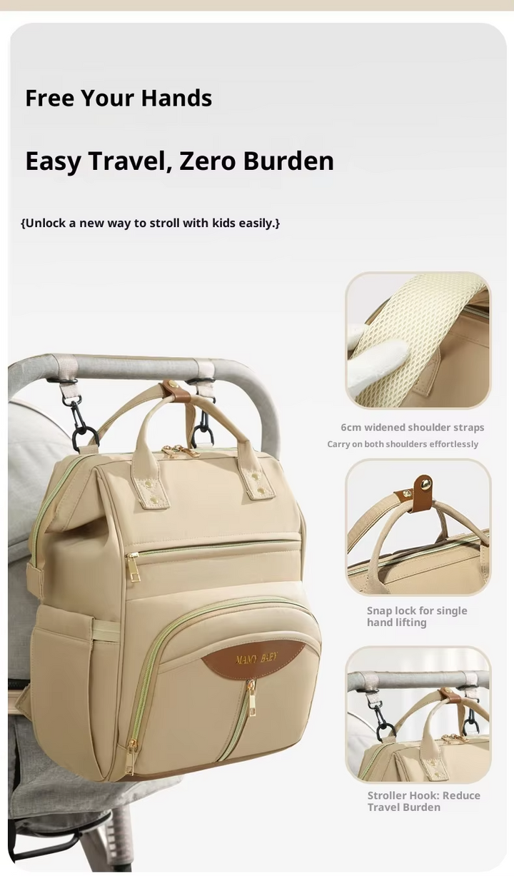 SUNSHINE BABY DIAPER BAG BLACK (MAMY BABY)