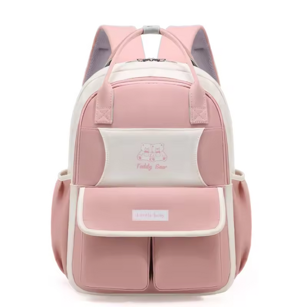 SUNSHINE BABY DIAPER BAG TEDDY BEAR PINK
