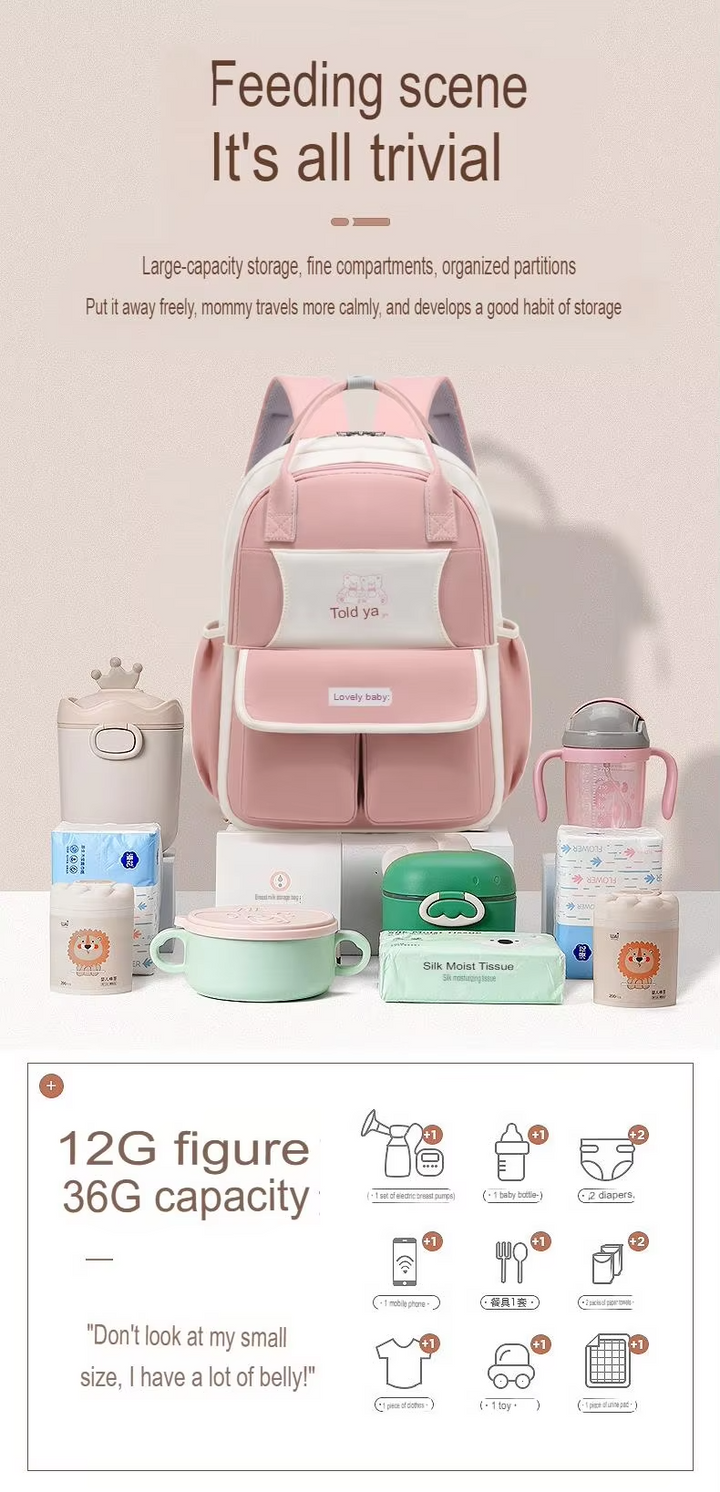 SUNSHINE BABY DIAPER BAG TEDDY BEAR BLUE