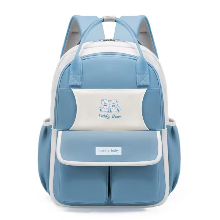 SUNSHINE BABY DIAPER BAG TEDDY BEAR BLUE