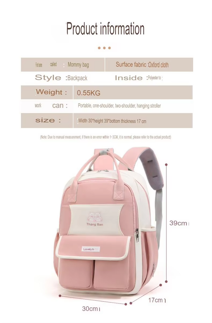 SUNSHINE BABY DIAPER BAG TEDDY BEAR BROWN