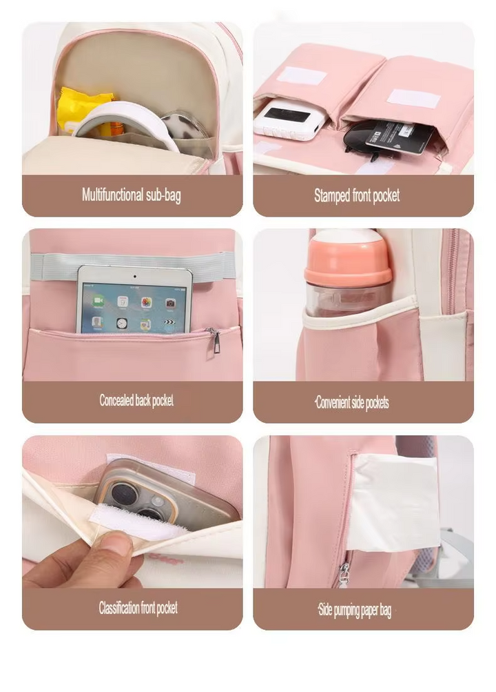 SUNSHINE BABY DIAPER BAG TEDDY BEAR BROWN