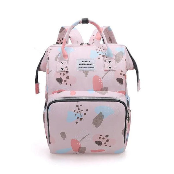 Baby Diaper Bag (Waterproof) Multi Pink - Sunshine