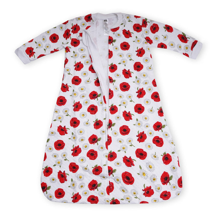 SUNSHINE BABY SWADDLE HB RED AND WHITE FLOWERS 6-12M