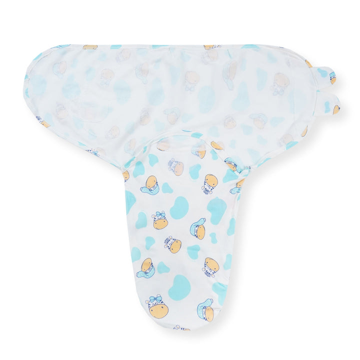 SUNSHINE BABY SWADDLE HIPPOPOTAMUS WHITE