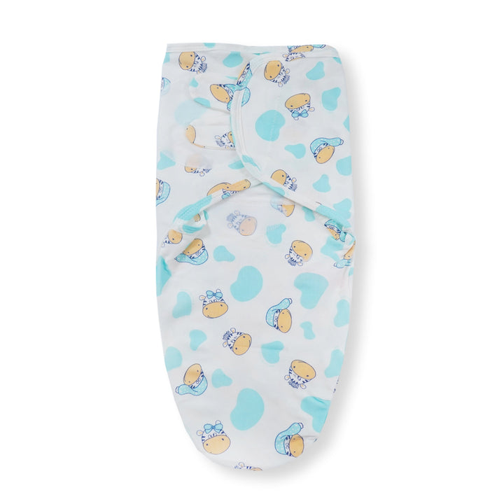 SUNSHINE BABY SWADDLE HIPPOPOTAMUS WHITE