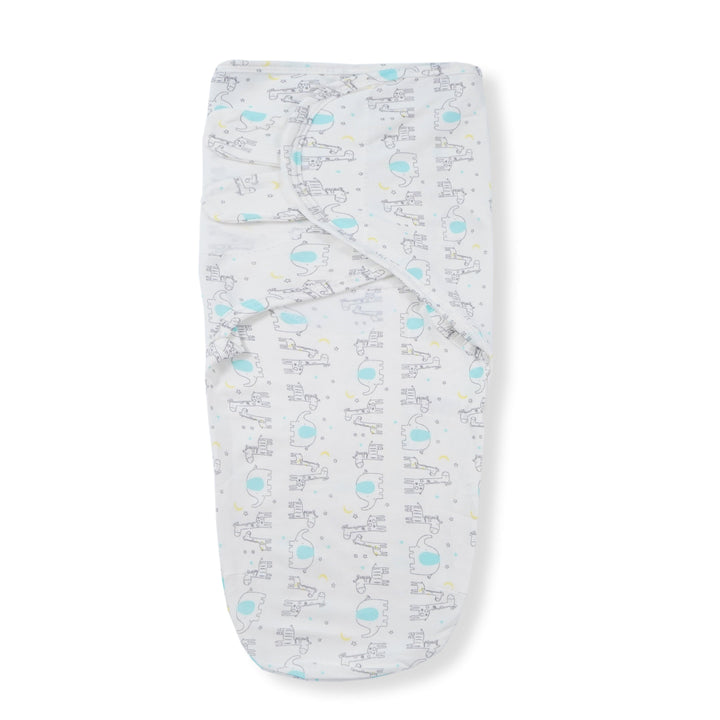 SUNSHINE BABY SWADDLE ANIMALS WHITE