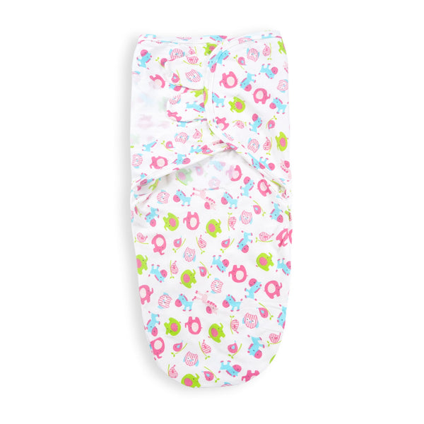 SUNSHINE BABY SWADDLE ANIMALS MULTI COLOURS