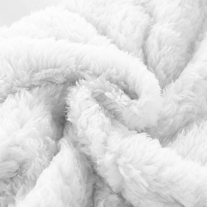 SUNSHINE BABY FLEECE HANGER SHAWL ORANGE WHITE